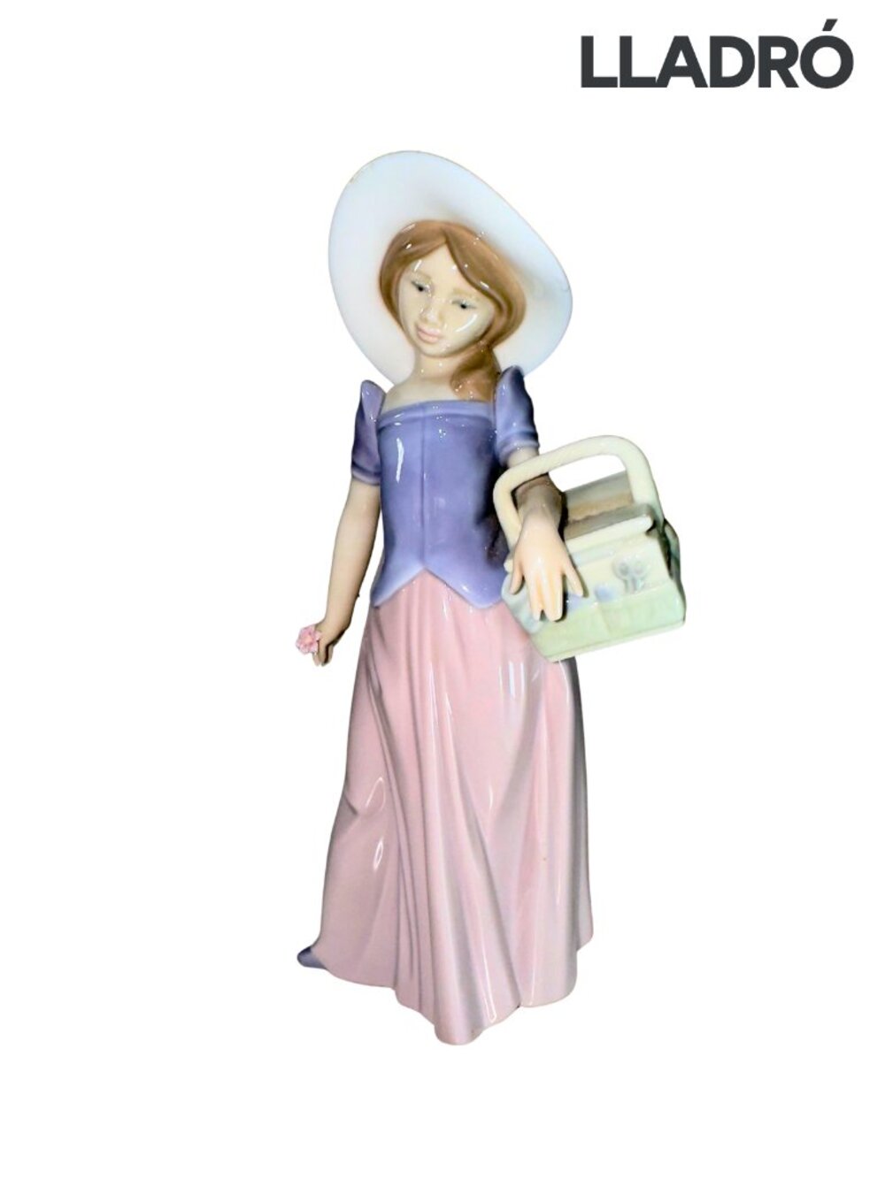 LLADRÓ 1997 November 15 Event Figurine Lady with Shopping Bag